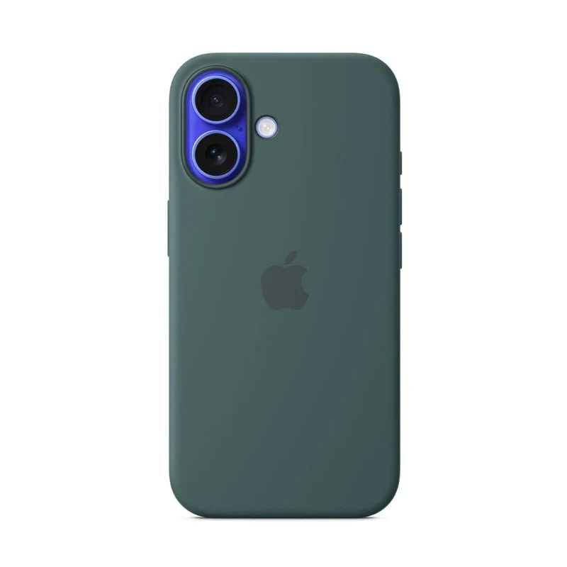 Apple Silicone Case with MagSafe - Apple iPhone 16 / Lake Green
