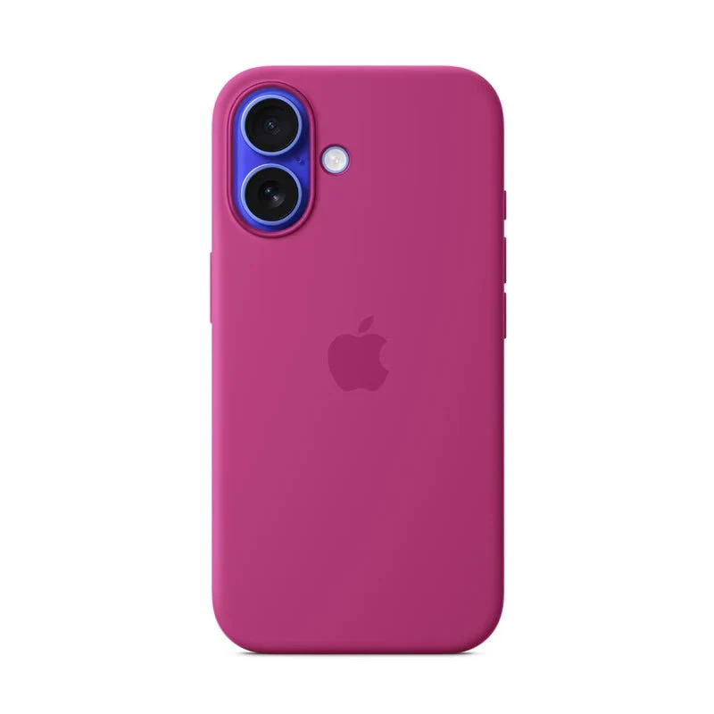 Apple Silicone Case with MagSafe - Apple iPhone 16 / Fuchsia