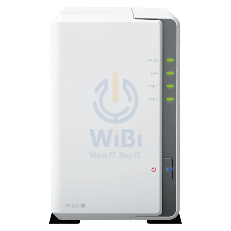 وحدة تخزين شبكية سينولوجي ديسك ستيشن DS223J - SATA / 2 فتحة / يو إس بي / LAN / مكتبي