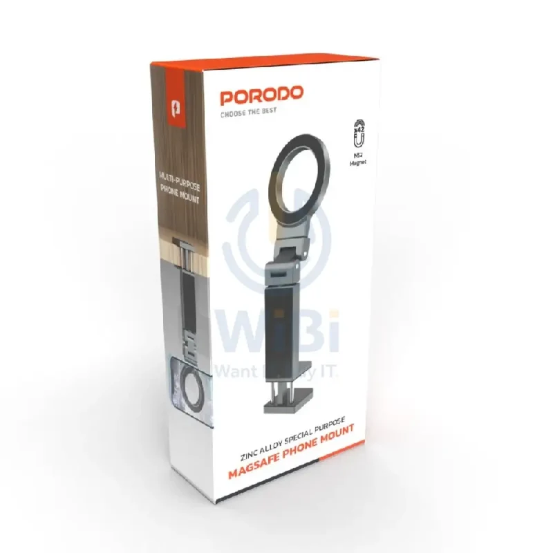 Porodo Special Purpose MagSafe Phone Mount - Black