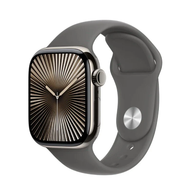 Apple Watch Series 10 with Sport Band - LTPO OLED / 64GB / 46mm / Medium/Large / Bluetooth / Wi-Fi / Cellular / Stone Grey