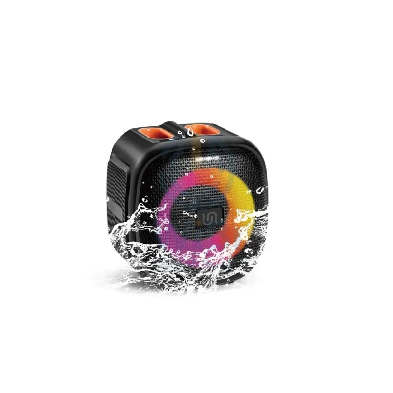 Porodo Soundtec Flash RGB Portable Bluetooth Speaker - 16W / Black