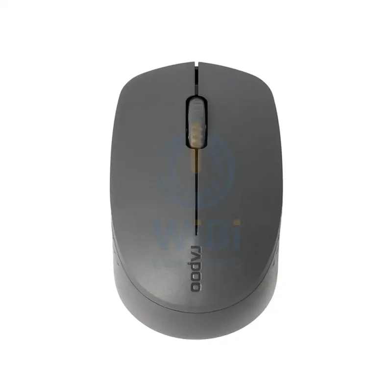 Rapoo M100 Silent Wireless Mouse - 2.4GHz / Up to 1300 dpi / Bluetooth / USB Receiver / Dark Grey Color