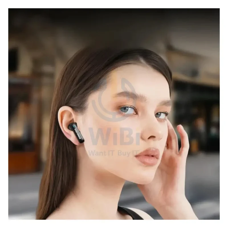 سماعات أذن ترانسفورمرز TF-T02 لاسلكية، بلوتوث، باللون الأسود