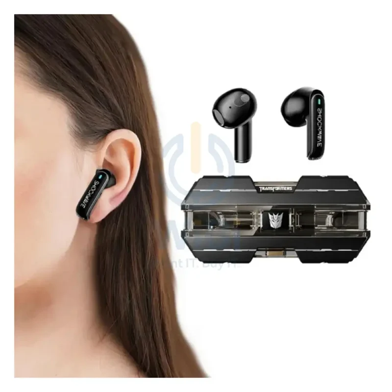 Transformers TF-T01 Wireless Bluetooth Earbuds - Black