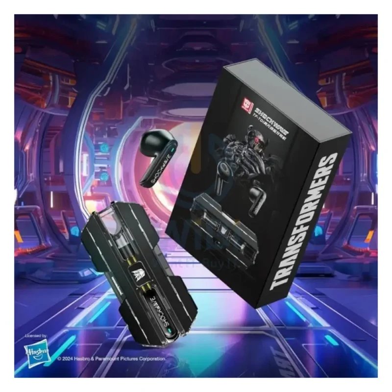 Transformers TF-T01 Wireless Bluetooth Earbuds - Black