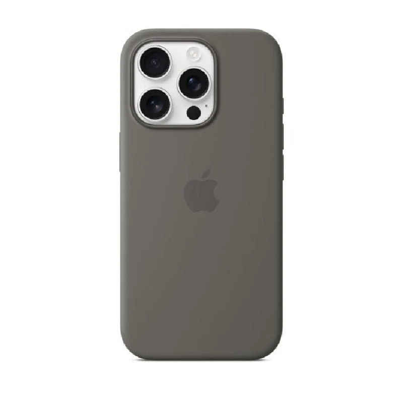Apple Silicone Case with MagSafe - Apple iPhone 16 Pro Max / Stone Gray