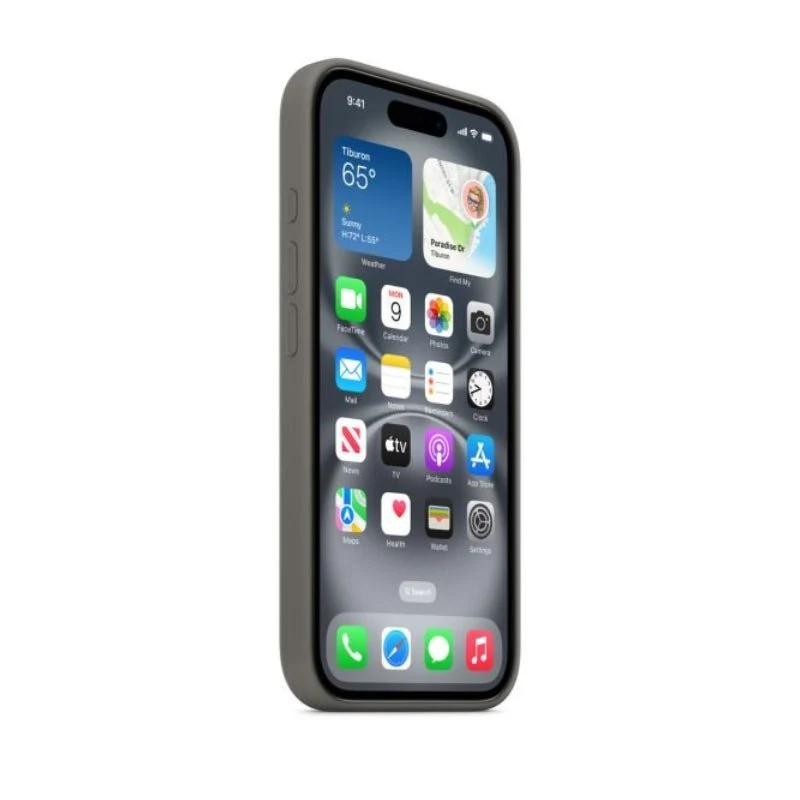 Apple Silicone Case with MagSafe - Apple iPhone 16 Pro Max / Stone Gray