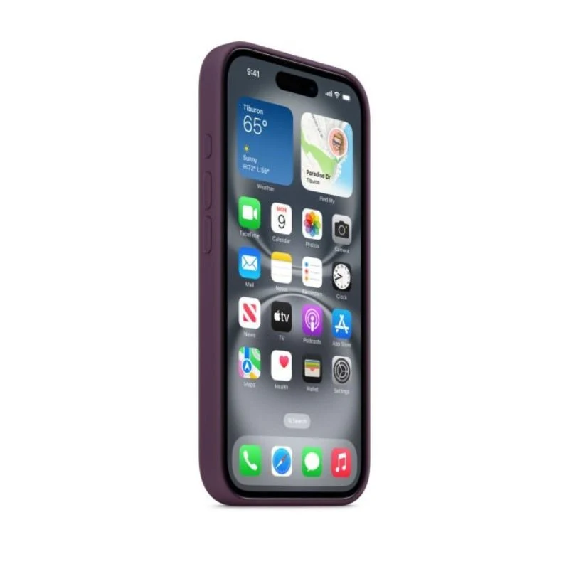 Apple Silicone Case with MagSafe - Apple iPhone 16 Pro Max / Plum