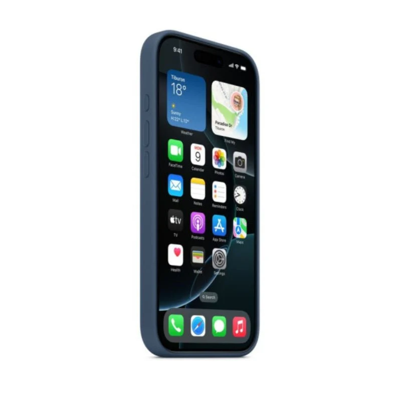 Apple Silicone Case with MagSafe - Apple iPhone 16 Pro Max / Denim
