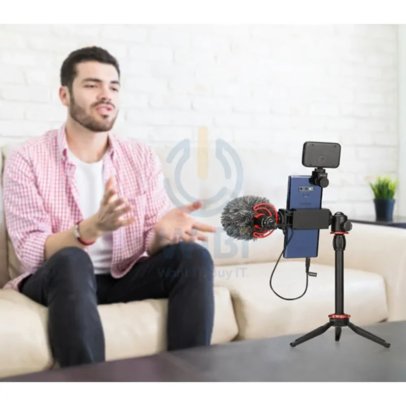 BOYA vlogger kit plus （BY-T1/BY-C12/BY-MM1+) - Black