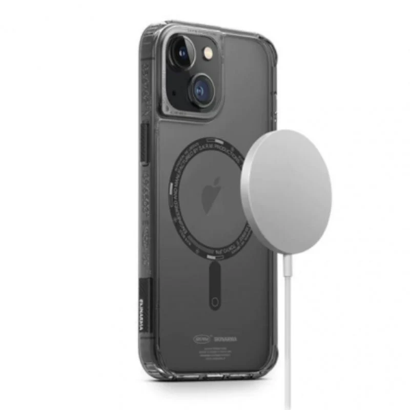 SKINARMA Saido Mag-Charge Case - Apple iPhone 14 Plus / Smoke