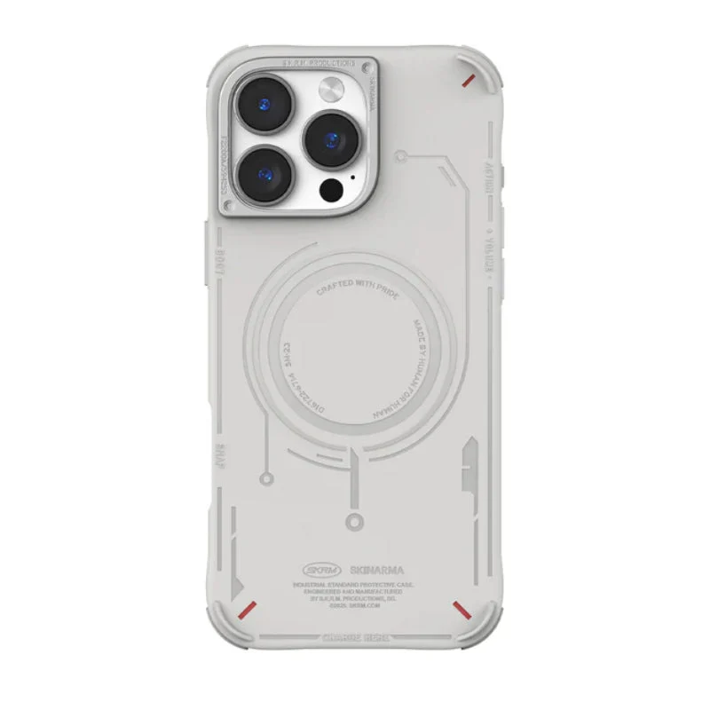 SKINARMA MECHA Mag-Charge - iPhone 16 Pro Max / Light Grey