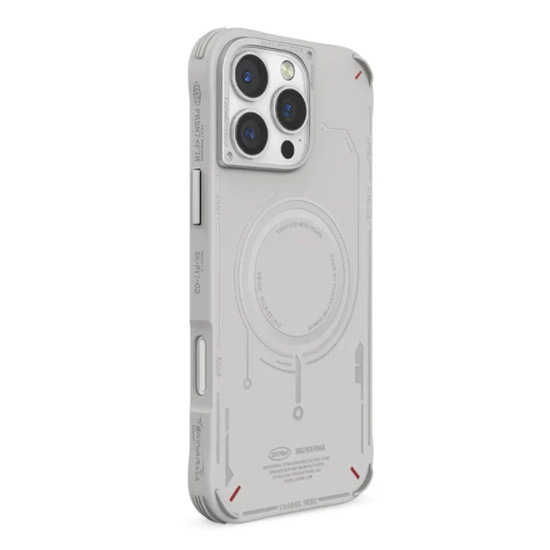 SKINARMA MECHA Mag-Charge - iPhone 16 Pro Max / Light Grey