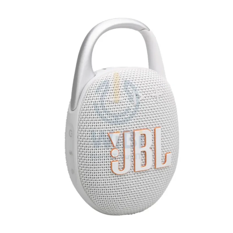 JBL Clip 5 Black Bluetooth Portable Speaker - Stereo / Wireless / Bluetooth - White