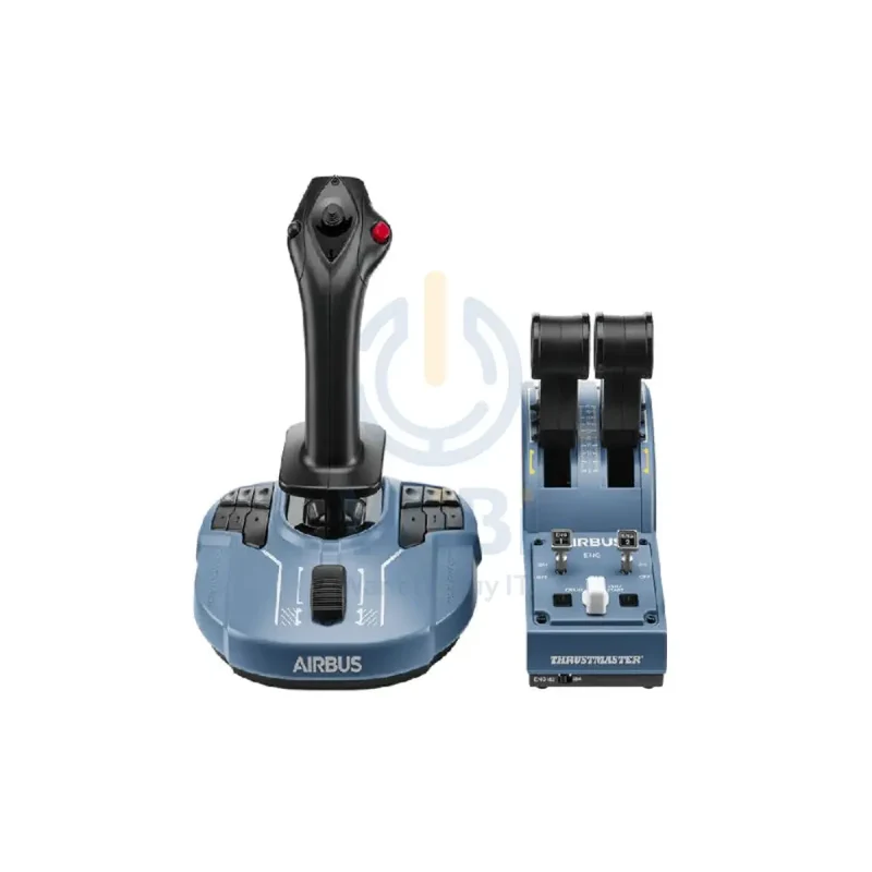 Thrustmaster TCA Officer Pack Airbus Edition, TCA Sidestick & Quadrant Controls - Blue