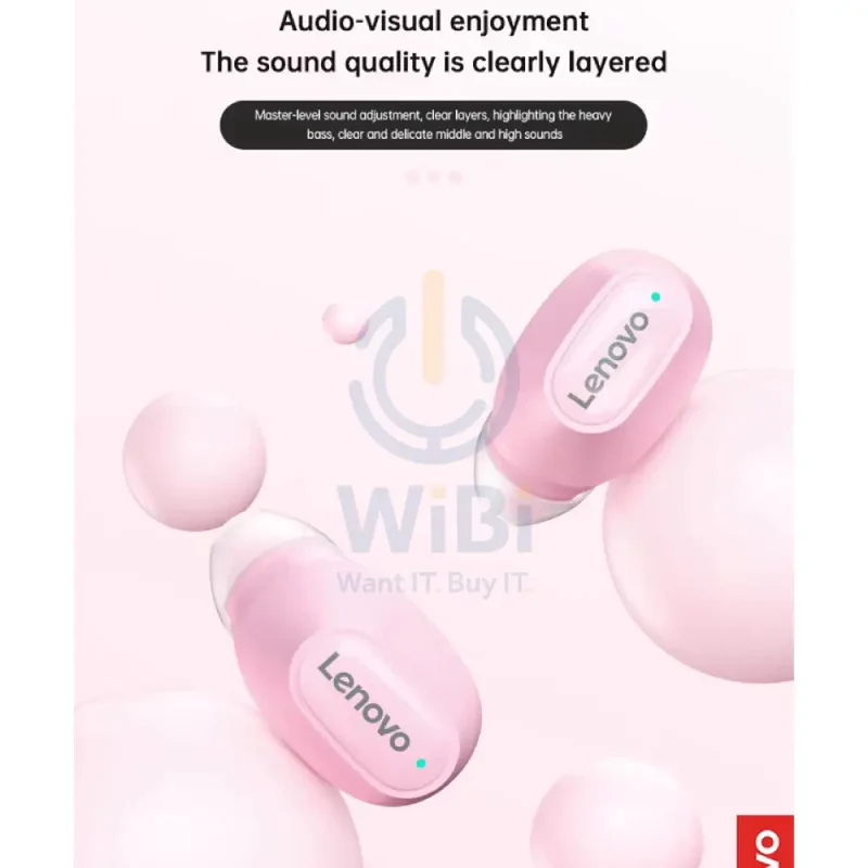 Lenovo Thinkplus Live Pods XT62 Wireless Earbuds - Pink