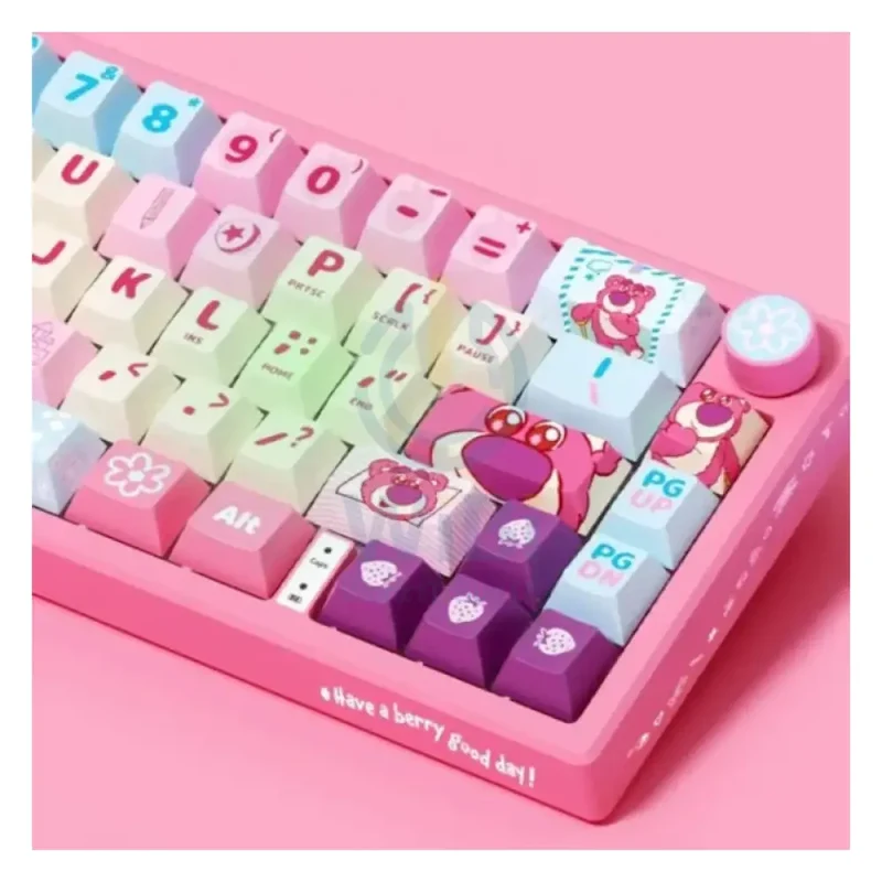 Disney QS-X66 Lotso Series Mechanical Keyboard - Tea axis