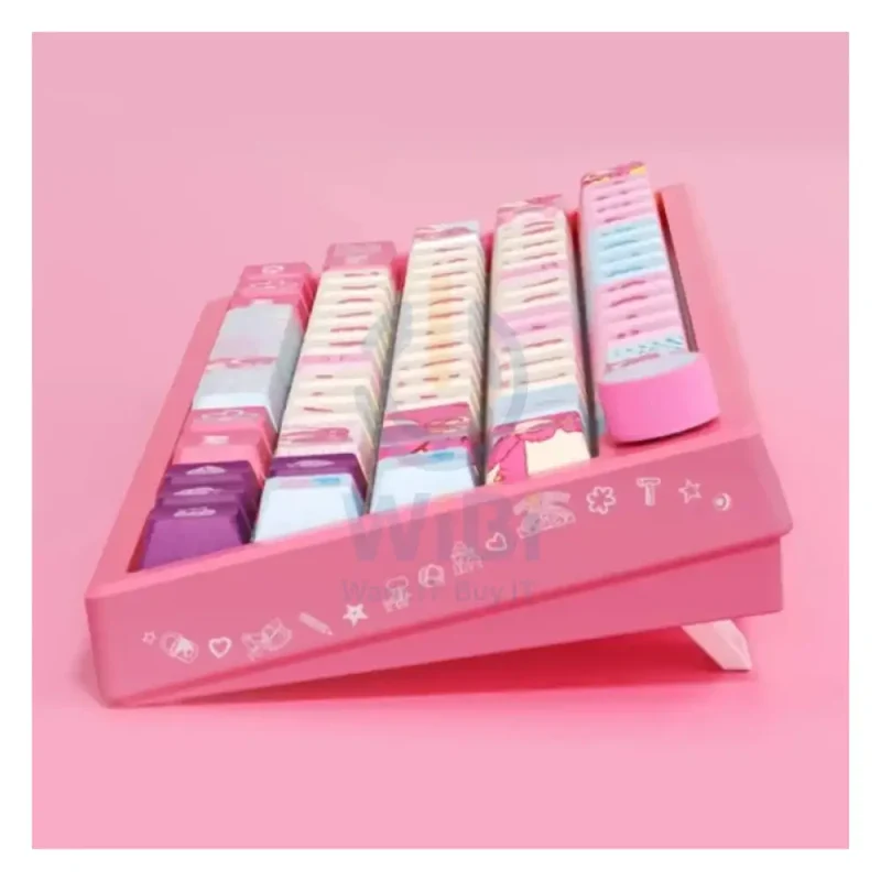 Disney QS-X66 Lotso Series Mechanical Keyboard - Tea axis