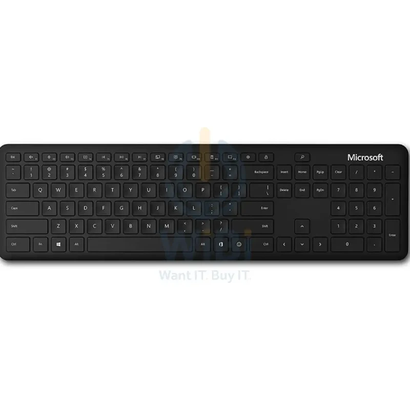 Microsoft Holgate Bluetooth Keyboard - 2.40GHz / Up to 10m / Bluetooth / Black - Keyboard