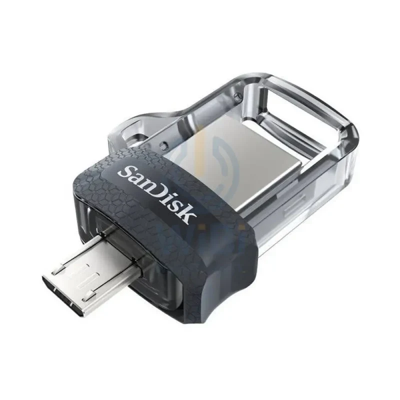 SanDisk Ultra Dual Drive m3.0 - 64GB / Up to 150 MB/s / USB 3.0 / Micro-USB / Black and Silver