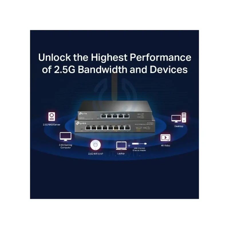 TP-link TL-SG108-M2 8-Port 2.5G Desktop Switch - 40 Gbps / LAN