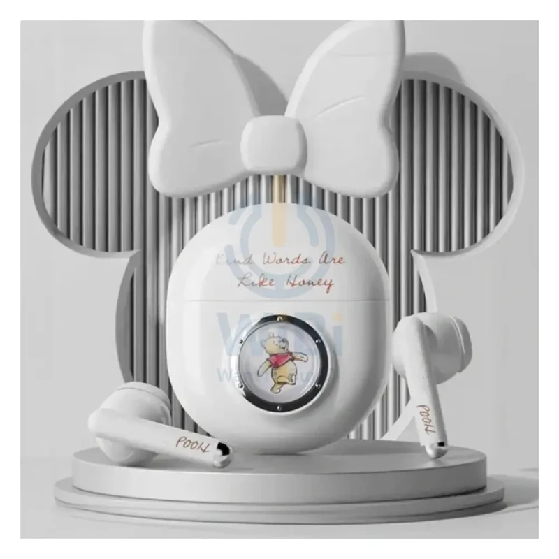 Disney QS-11 Bluetooth Wireless headphones - Winnie White