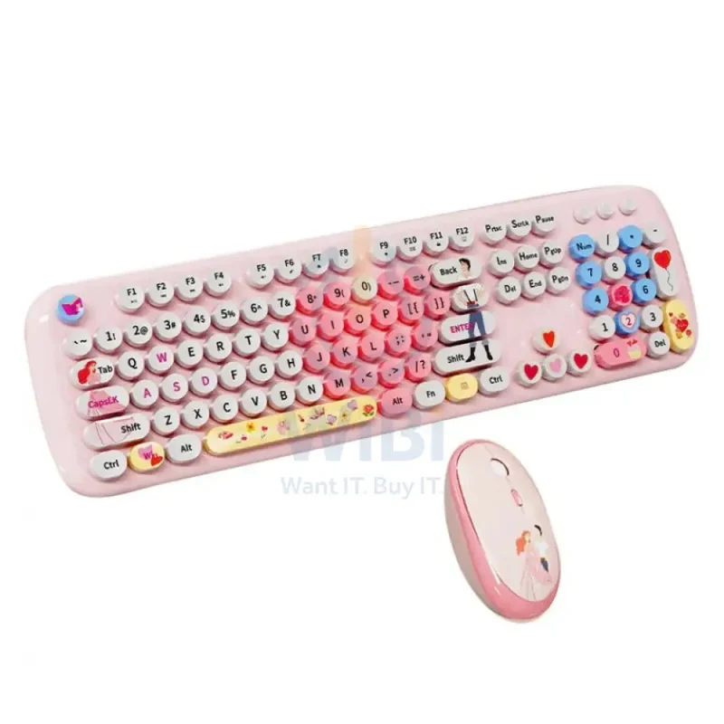 Disney Wireless Keyboard and Mouse - Prince and Princess