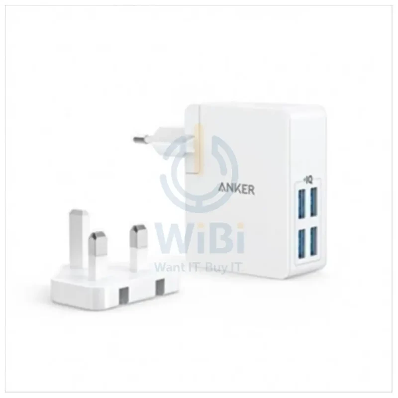 Anker PowerPort 4 Lite Charger - 27W / White