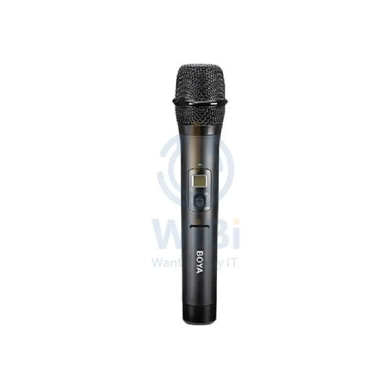 BOYA BY-WHM8 Pro Wireless Handheld Cardioid Microphone Transmitter - 48-Channel UHF / ‎18 KHz - Black