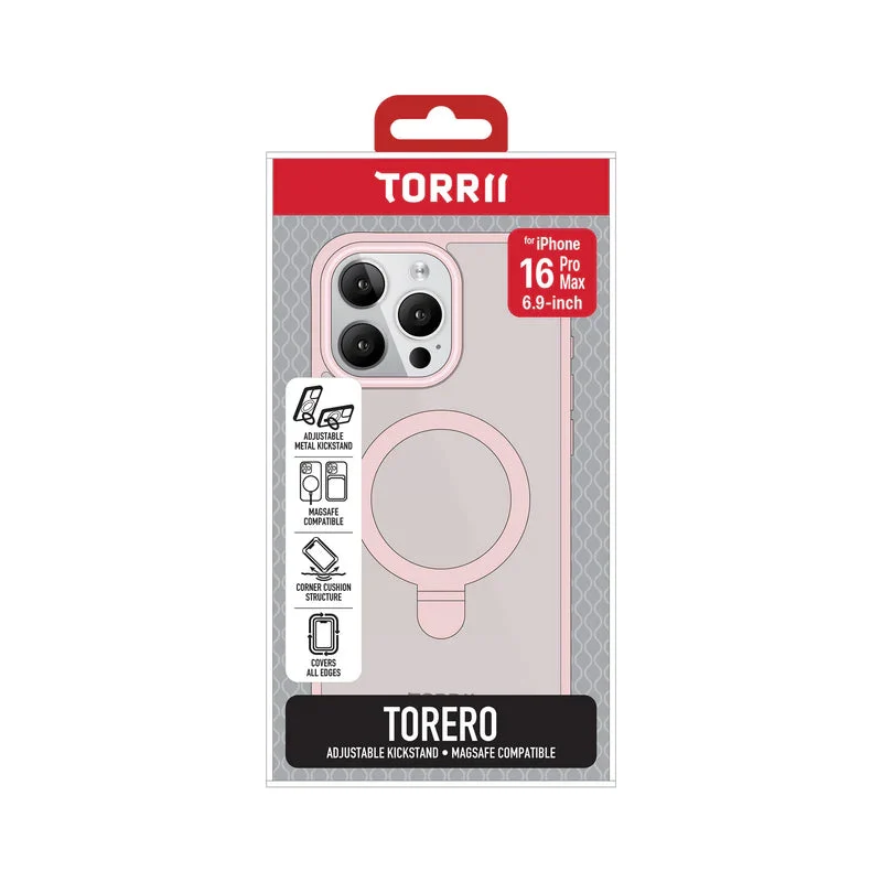 Torrii Torero MagSafe Stand Case - Apple iPhone 16 Pro Max (6.9”) / Pink