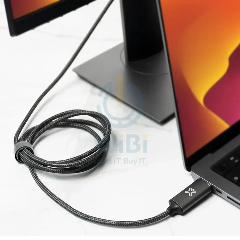 كابل إكستريماك مضفر من النايلون، يو إس بي-C إلى HDMI، بطول 2 متر / رمادي فضائي