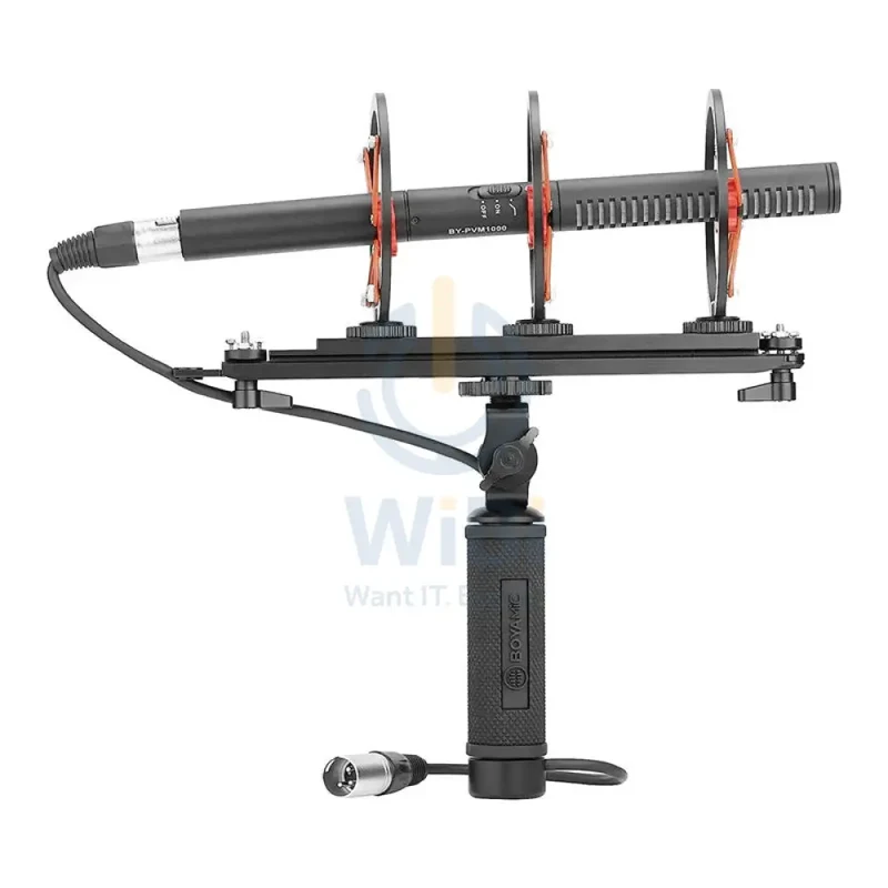 Boya BY-WS1000 Windshield and Suspension Microphones System - Shotgun / XLR - Black