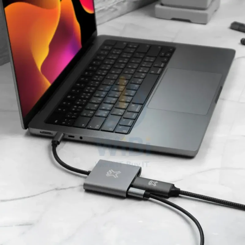 محطة موزع إكستريم ماك، 3 في 1، USB-C، باللون الفضي