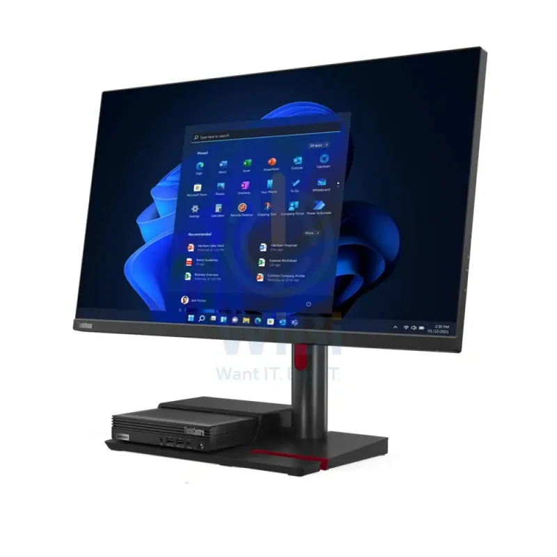 Lenovo ThinkCentre TIO Flex 27i - 27" FHD / Non-Touch / 4ms / HDMI 1.4 / Display Port 1.2 / VGA / USB3.2 - Monitor