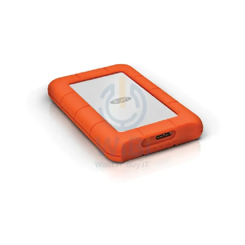 LaCie Rugged portable Mini - 1TB / 5.0 Gbps / USB 3.0 / Type-C / External Hard Drive