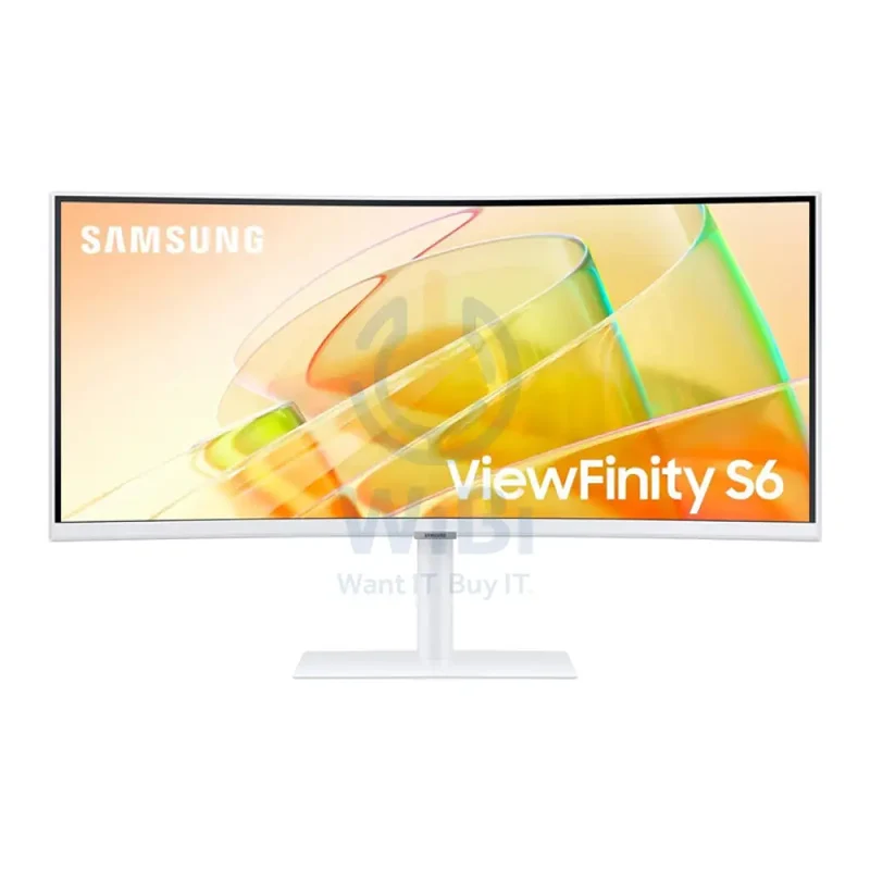 Samsung LS34C650TAMXUE 1000R Curved - 34.0" UWQHD FHD / Thunderbolt 4 / 5ms / HDMI / Display Port / Headphone IN / Ethernet / Warm White - Monitor