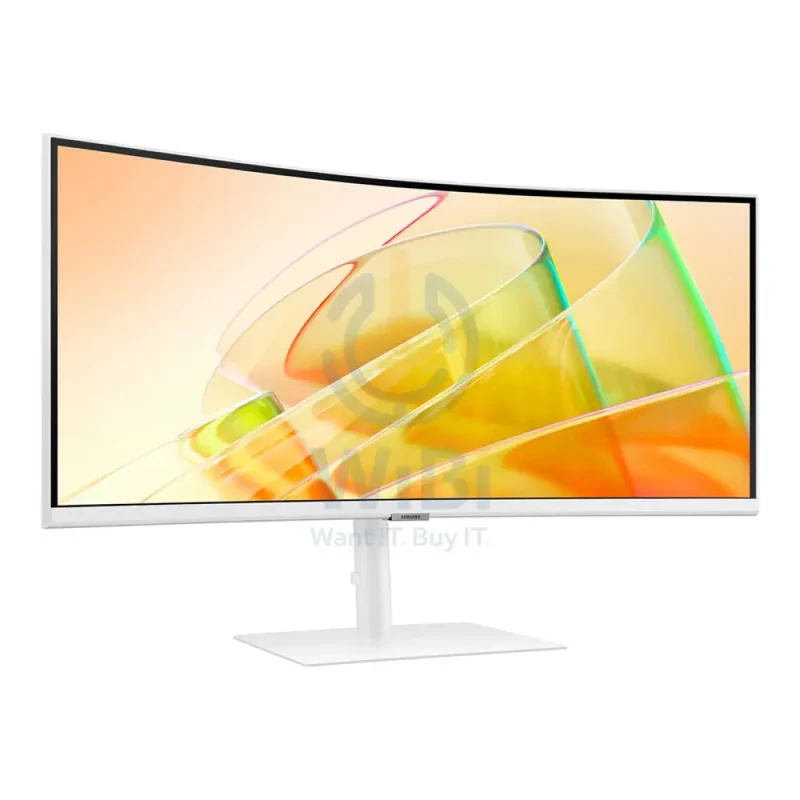 Samsung LS34C650TAMXUE 1000R Curved - 34.0" UWQHD FHD / Thunderbolt 4 / 5ms / HDMI / Display Port / Headphone IN / Ethernet / Warm White - Monitor