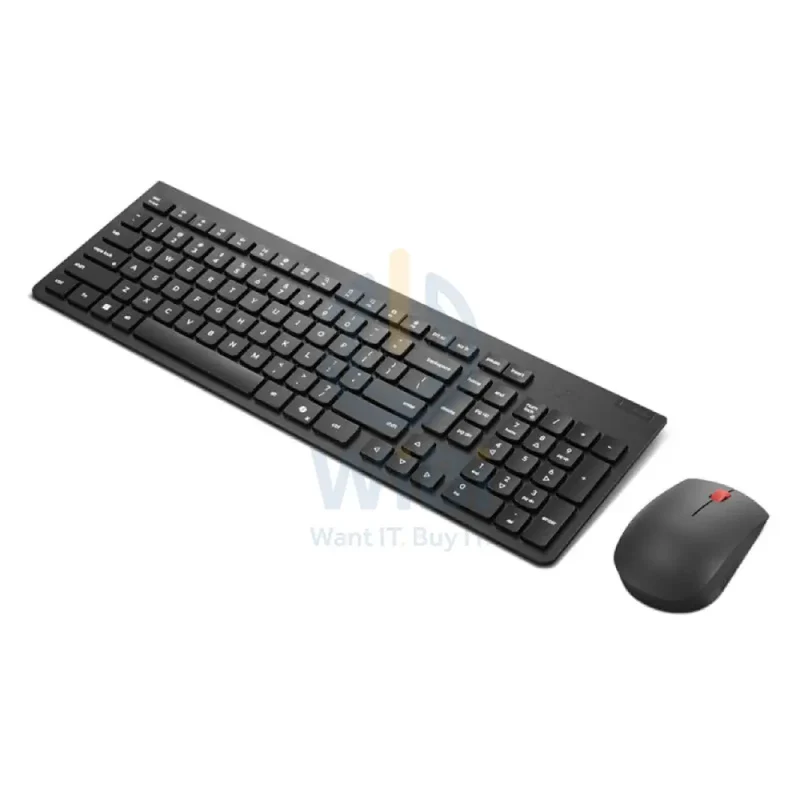 Lenovo Essential Wireless Keyboard and Mouse Gen2 Combo - 2.40GHz / 1600 dpi / Optical / USB Wireless Receiver - Arabic/English Keys