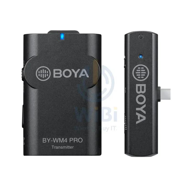BOYA BY-WM4 Pro-K5 2.4 GHz Wireless Microphone System For Android And Other Type-c Devices (Receiver & Transmitter)