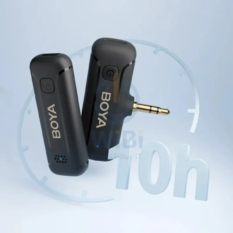 BOYA BY-WM3T2-U2 Wireless Microphone System Compatible With Android Devices 2.4 GHZ