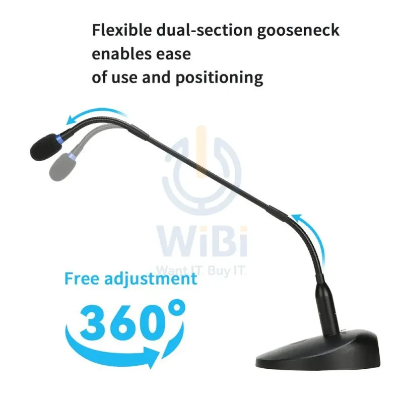 BOYA BY-GM18C Desktop Cardioid Gooseneck Microphone