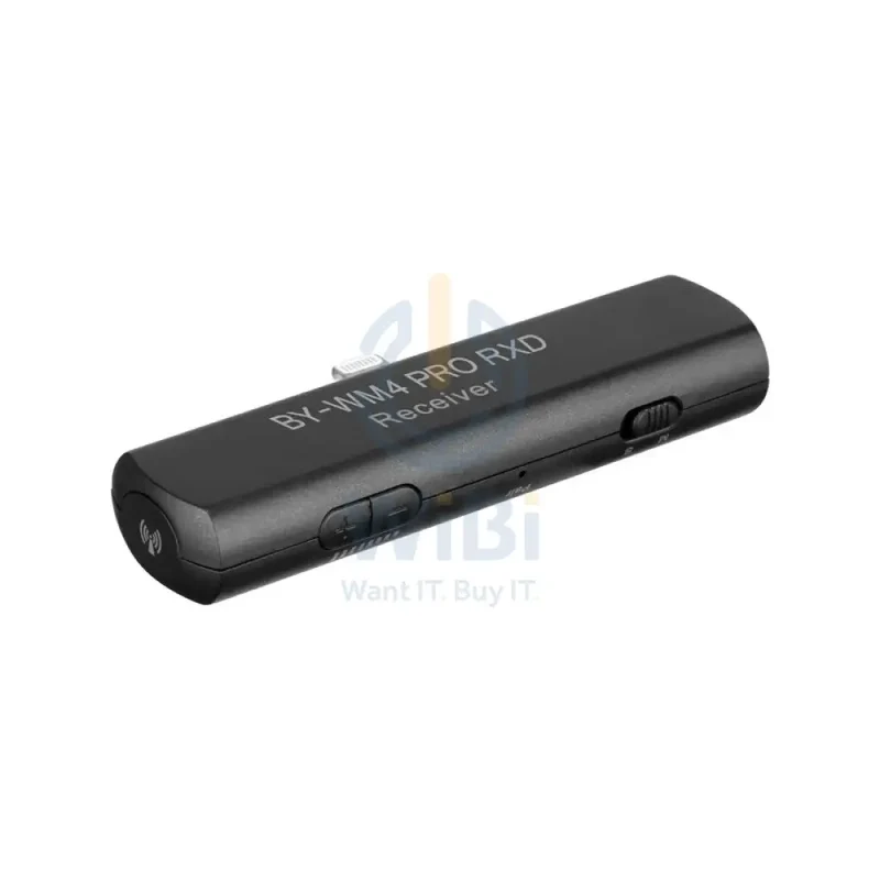 Boya BY-WM4 PRO-K4 2.4 GHz Wireless Microphone System For Ios Devices (Receiver & 2-transmitters)