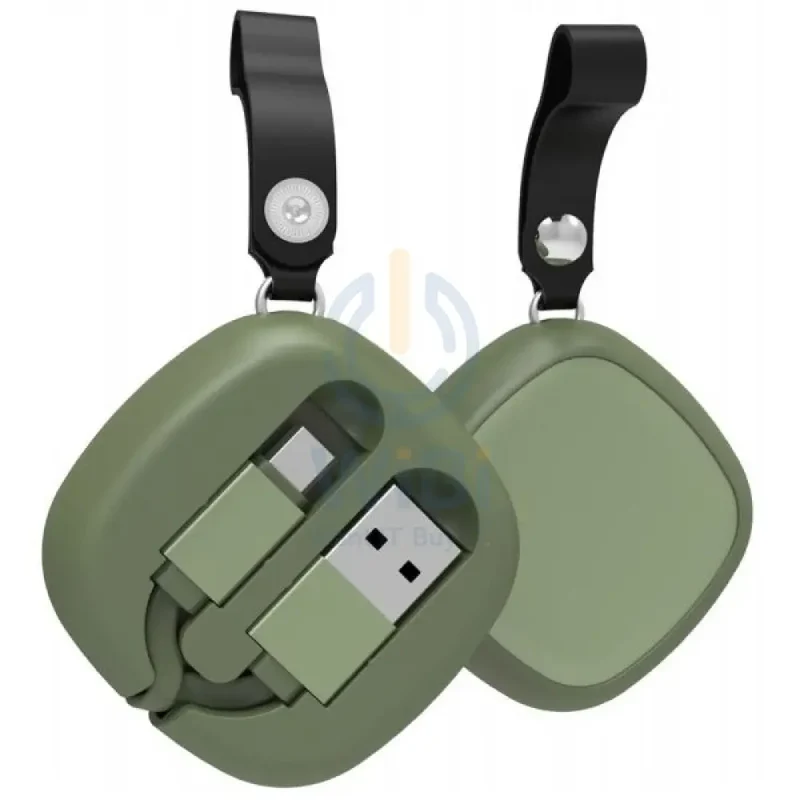 كابل هافيت H641 مرن - 2.0 أمبير / Type-C - أخضر