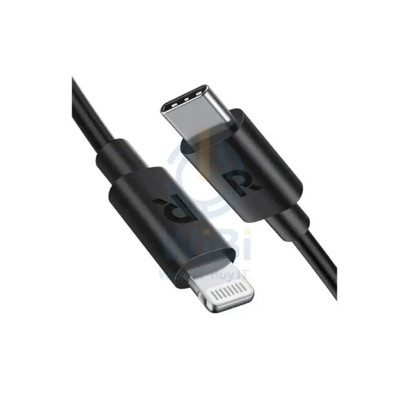 RAVPower Cable - USB-C To Lightning / 1 Meter / Black