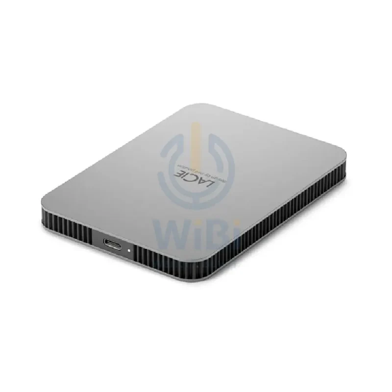 LaCie Portable Mobile Drive - 4TB / USB 3.2 Gen 1 / Type-C / Titanium Silver / External Hard Drive