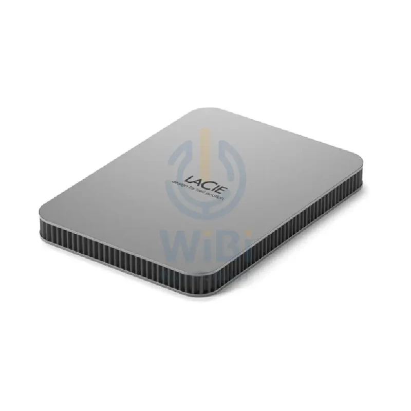 LaCie Portable Mobile Drive - 4TB / USB 3.2 Gen 1 / Type-C / Titanium Silver / External Hard Drive