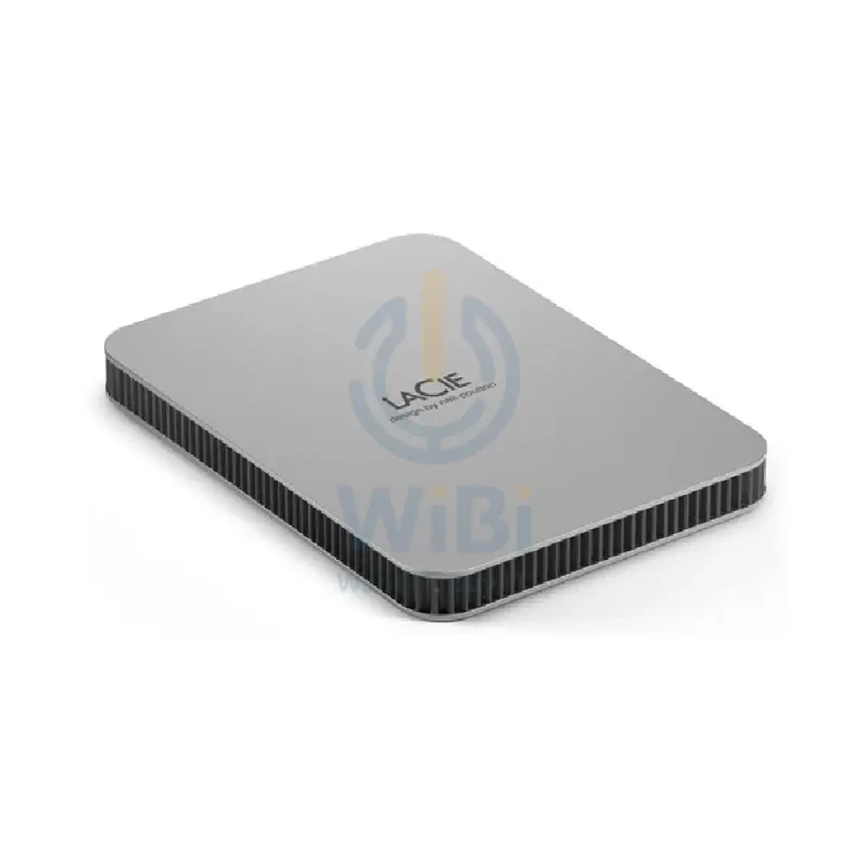 LaCie Portable Mobile Drive - 4TB / USB 3.2 Gen 1 / Type-C / Titanium Silver / External Hard Drive