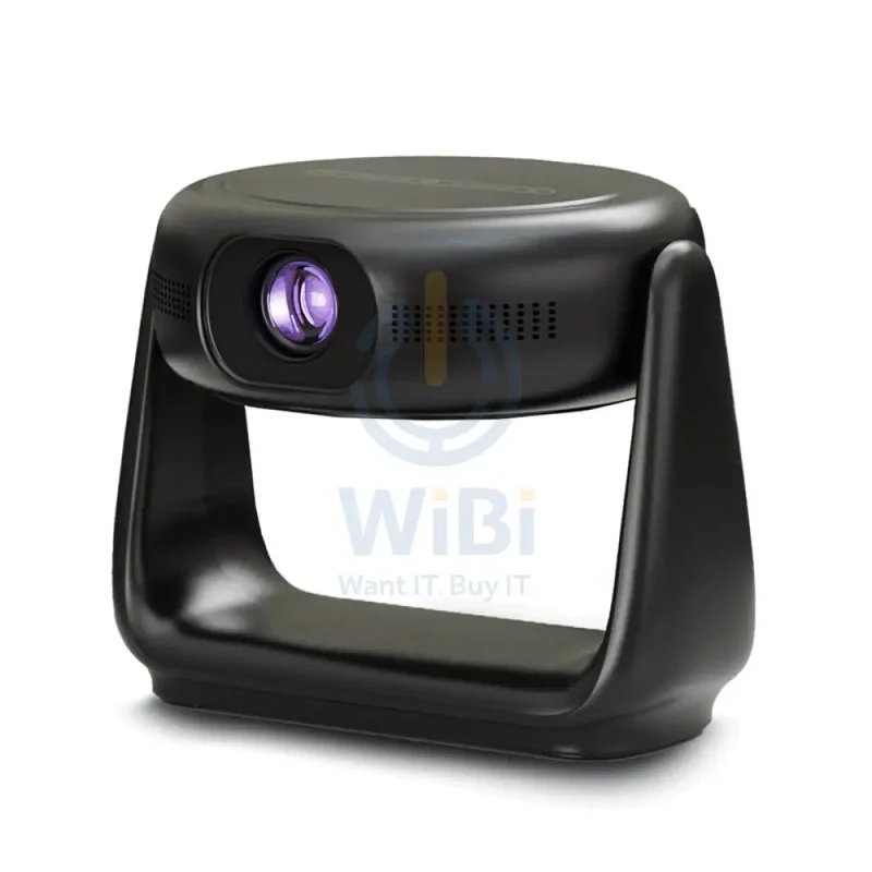 Powerology 300 Ansi Lumens Rotating Stand Portable - HDMI / USB / AV / Audio Out - Black