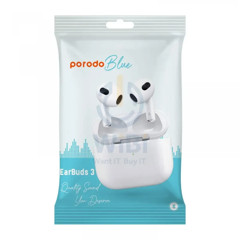 Porodo Blue Earbuds Pro 2 - White